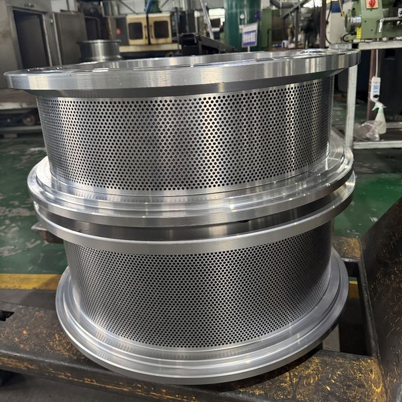 Feed Pellet Mills Pellet Dies with Ra 0.4-1.2 Hole Finish and HRC 52-55 Hardness