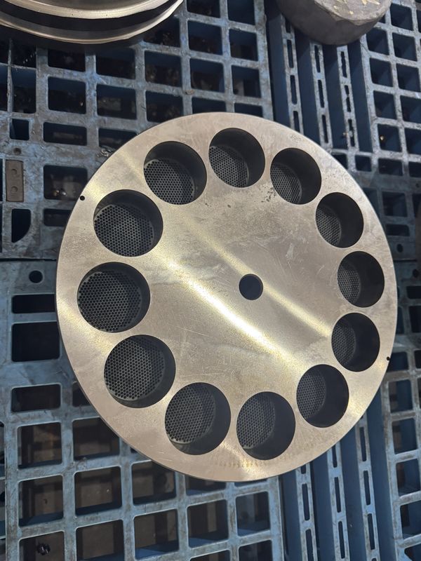 Processo di estrusione personalizzabile Flat Die For Buhler125-2 con fori a stampo calibrati con precisione