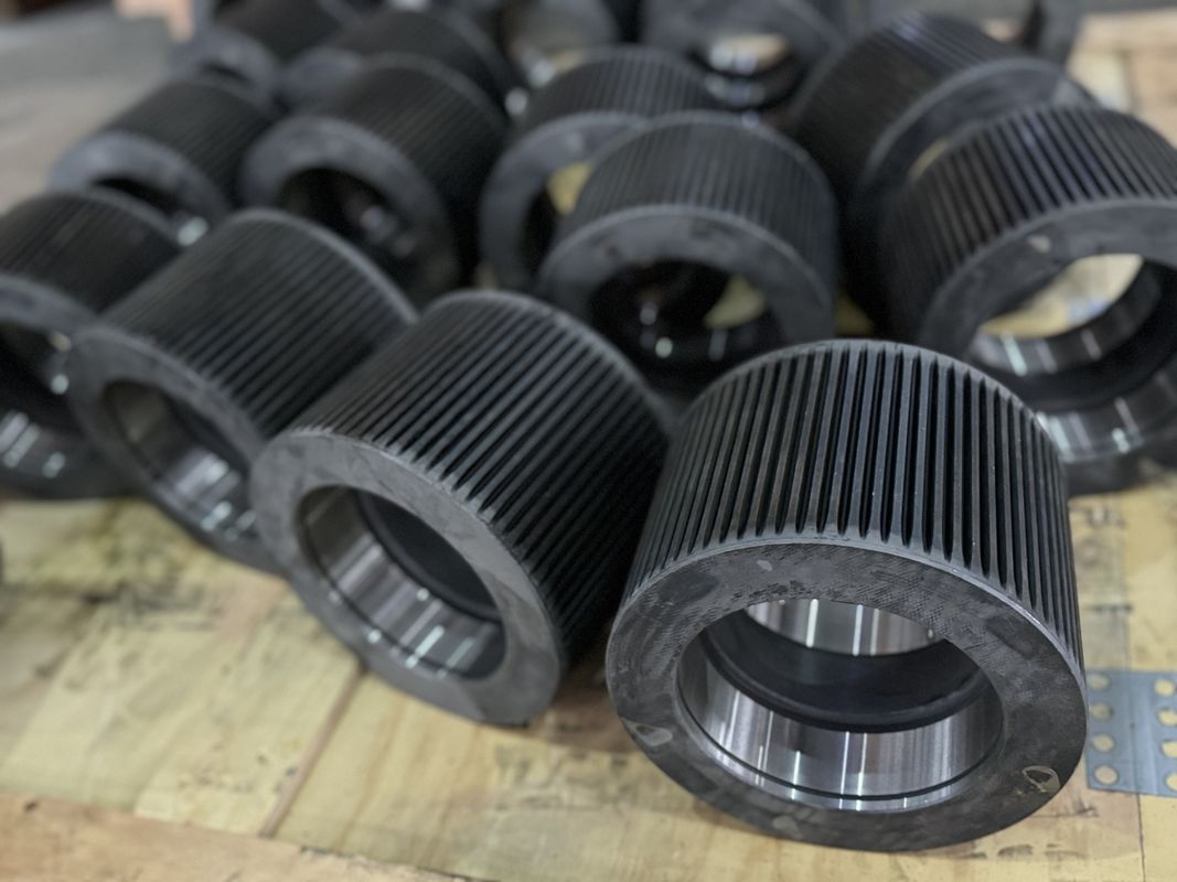 Scaffalatura a rulli per mulino di pellet ad alte prestazioni per Buhler 520 con resistenza all'abrasione senza pari per le esigenze di produzione